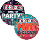 18 inch Tick-Tock Time To Party Foil Balloon (1)