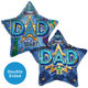 A 19 inch For A Special Dad Star Foil Balloon, manufactured by Sensations.