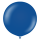 24" Standard Dark Blue Kalisan Latex Balloons (2)