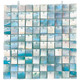 Iridescent Blue Square Sequin Wall Panel - 30cm x 30cm (1)