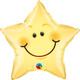 20 inch Smiling Face Star Foil Balloon (1)