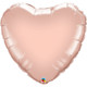 36 inch Rose Gold Heart Foil Balloon (1) - UNPACKAGED