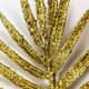 70cm Bright Gold Glitter Palm Leaf Stem (1)