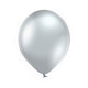 5" Glossy Silver Belbal Latex Balloons (100)