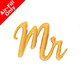 39 inch Mr. Gold Script Foil Balloon (1)