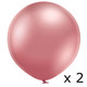 2ft Glossy Pink Belbal Latex Balloons (2)