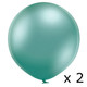 2ft Glossy Green Belbal Latex Balloons (2)
