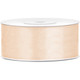 Cream Satin Ribbon - 25mm x 25m (1)