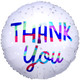 simple thank you foil balloon