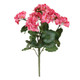 fake pink geraniums for floral decoration