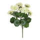 fake ivory geranium for decoration