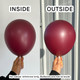 13" Standard Vino Gemar Latex Balloons (10)