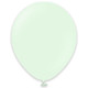 A 12" Macaron Pale Green Kalisan Latex Balloon manufactured by Kalisan!