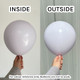 5" Macaron Pale Lilac Kalisan Latex Balloons (100)