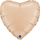 Grabo nude 22 inch foil heart