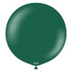 24 inch dark green latex balloons manufactured by Kalisan