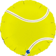 yellow tennis foil balloon