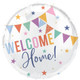 An 18 inch Welcome Home Flags Foil Balloon, manufactured by Unique!