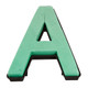 A Letter A Floral Foam Shape with Naylorbase backing!