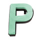 A Letter P Floral Foam Shape with Naylorbase backing!