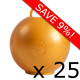 Bag of 75g Gold Round Balloon Weights (25)