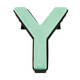 A Letter Y Floral Foam Shape with Naylorbase backing!