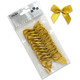 A pack of 12 Gold Satin Ribbon Bows, each one measuring 5cm!