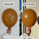 2" Standard Mocha Gemar Entertainer Balloons (100)
