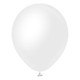 Opaque Snow White Latex Balloons Kalisan