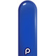 A pack of 50 260 Royal Blue Entertainer Balloons, manufactured by Prima!