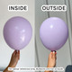 11" Lilac Prima Latex Balloons (100)