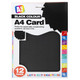 A pack of black A4 sized card