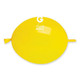 6” standard yellow Gemar g-link latex balloons