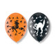 11 inch Halloween Witches & Cats Latex Balloons (6)