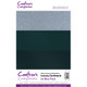 A pack of A4 ice blue luxury cardstock sheets, manufactured by Crafter's Companion.