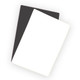 A pack of A4 white and black foam sheets, manufactured by Crafter's Companion.