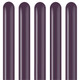 A pack of 100 260 Standard Plum Kalisan Entertainer Balloons!