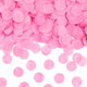 Pink confetti pieces that are included in the Gender Reveal Confetti Cannon!