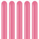 A pack of 100 260 Standard Queen Pink Kalisan Entertainer Balloons!