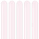 A pack of 100 260 Macaron Pale Pink Kalisan Entertainer Balloons!