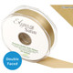 Gold Satin Ribbon - 25mm x 20m (1)