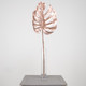 69cm Rose Gold Metallic Monstera Leaf Stem (1)