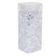 320g square jar of large clear acrylic stones.