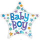 18 inch Baby Boy Stars & Dots Star Foil Balloon (1)