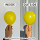 260 Fashion Yellow Sempertex Nozzle Up Entertainer Balloons (50)