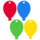 8g Primary Assortment Balloon Shaped Weights (100)