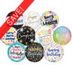 18 inch Workplace Messages Foil Pack (50 Balloons)