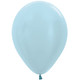 12" Satin Blue Sempertex Latex Balloons (50)