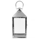 A stainless steel lantern.