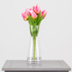 36cm Dark Pink Tulip Bunch
